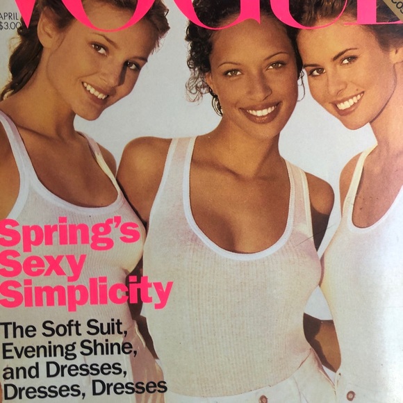 Vogue APRIL 1994 Brandi Q/Briget Hall/Niki Taylor - Picture 5 of 10